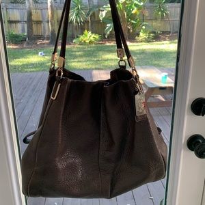 Coach brown leather purse